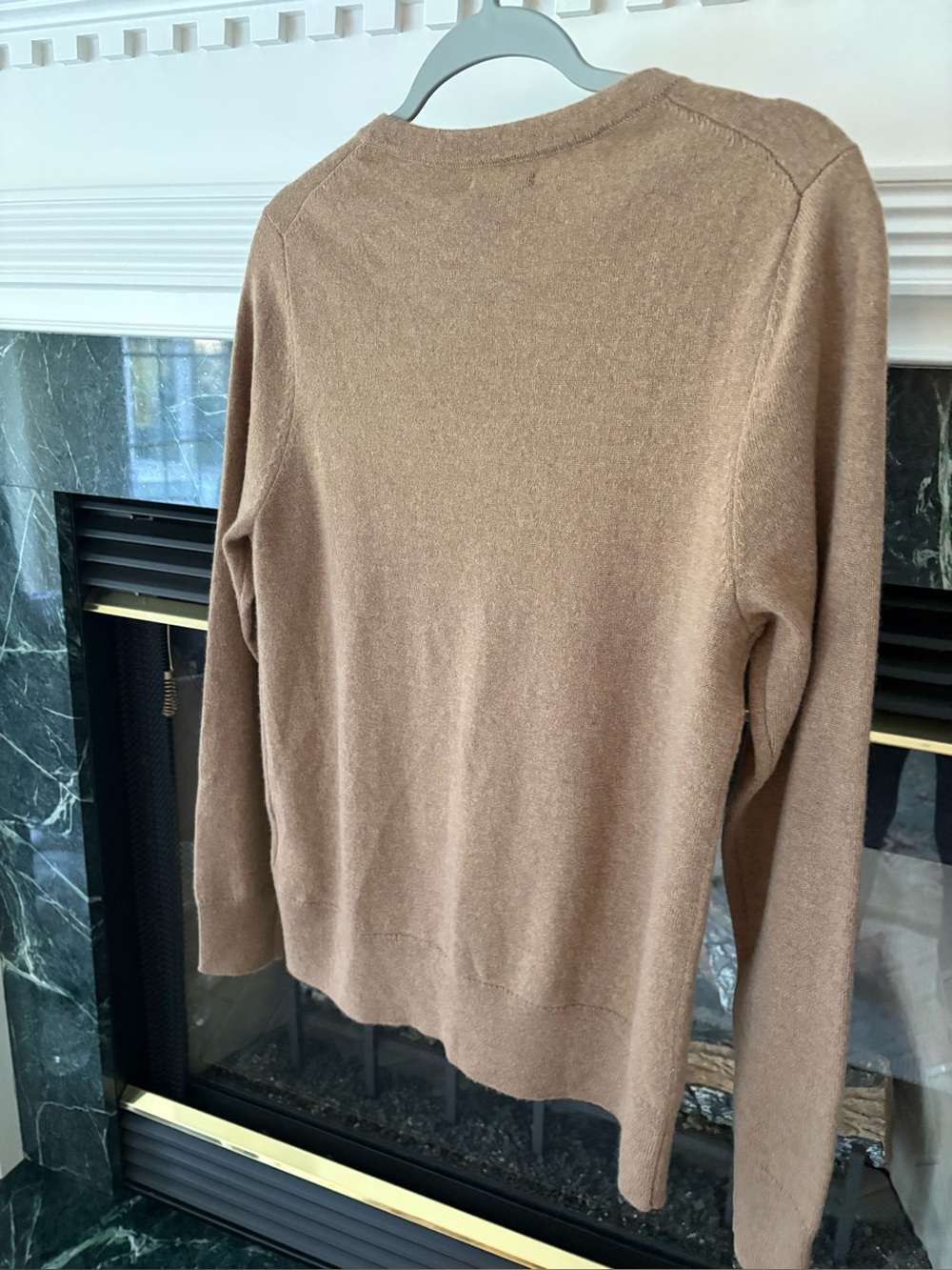 Quince Button-Front Mongolian Cashmere Cardigan Sweater - Picture 2 of 6